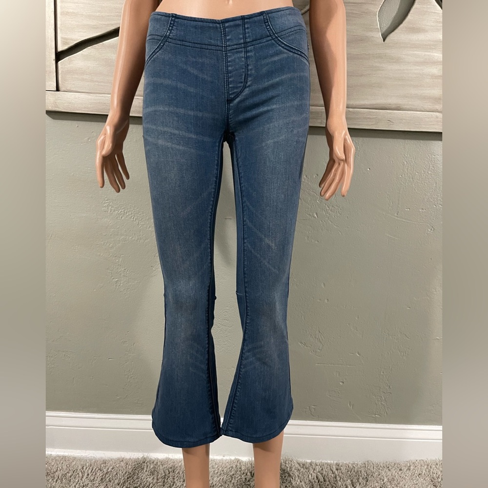 We the free cropped slim flare jeans